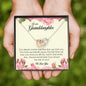 To Our Granddaughter, Interlocking Heart Necklace