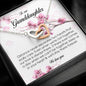 To Our Granddaughter, Interlocking Heart Necklace