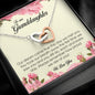 To Our Granddaughter, Interlocking Heart Necklace
