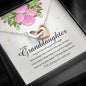 Interlocking Heart Necklace, Granddaughter Gift