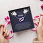 Interlocking Heart Necklace, In Memory of Your Baby