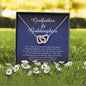 Godfather and Goddaughter Interlocking Heart Necklace