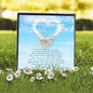 Interlocking Heart Necklace, In Loving Memory of Your Mom