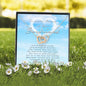 Interlocking Heart Necklace, In Loving Memory of Your Boyfriend