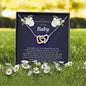 Interlocking Heart Necklace, In Memory of Your Baby