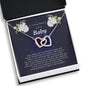 Interlocking Heart Necklace, In Memory of Your Baby