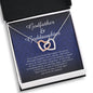 Godfather and Goddaughter Interlocking Heart Necklace