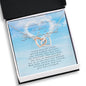 Interlocking Heart Necklace, In Loving Memory of Your Boyfriend