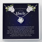 Love Knot Necklace, In Loving Memory of Your Uncle