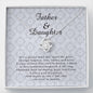 Love Knot Necklace, Father and Daughter Jewelry Card