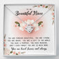 To My Beautiful Niece, Love Knot Necklace