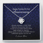 Love Knot Necklace, Happy Twenty Six Year Anniversary