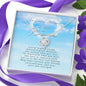 Love Knot Necklace, In Loving Memory of Your Niece