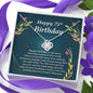 Love Knot Necklace, Happy 75th Birthday