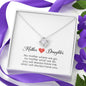 Mother & Daughter Gift, Love Knot Necklace