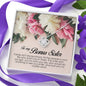 To My Bonus Sister, Love Knot Necklace