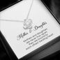 Mother & Daughter Gift, Love Knot Necklace
