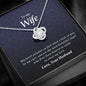 Love Knot Necklace, To My Wife