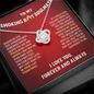 Love Knot Necklace | To My Smokin Hot Soulmate