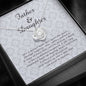 Love Knot Necklace, Father and Daughter Jewelry Card