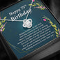 Love Knot Necklace, Happy 75th Birthday