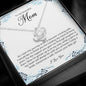 To My Beautiful Mom, Love Knot Necklace