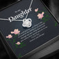 Love Knot Necklace, To My Daughter, Jewelry Card for Her, Birthday Gift, Christmas Gift, Best Daughter Gift Idea, Jewelry for Daughter