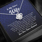 Love Knot Necklace, To My Future Wife Gift from Groom
