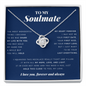 Love Knot Necklace | To My Soulmate
