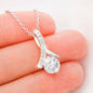 Petite Ribbon Necklace, To My Amazing Daughter