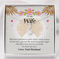Petite Ribbon Necklace, Wife Gift