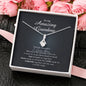 Petite Ribbon Necklace, To My Amazing Grandma