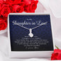 Petite Ribbon Necklace, To My Daughter In Law
