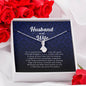 Wife Jewelry, Petite Ribbon Pendant Necklace