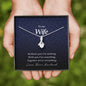 Wife Jewelry, Petite Ribbon Pendant Necklace