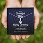Wife Jewelry, Petite Ribbon Pendant Necklace