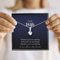 Wife Jewelry, Petite Ribbon Pendant Necklace