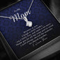 Ribbon Pendant Necklace, To My Mom
