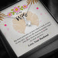 Petite Ribbon Necklace, Wife Gift