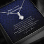 Petite Ribbon Pendant Necklace, Two Year Anniversary Gift
