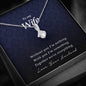 Wife Jewelry, Petite Ribbon Pendant Necklace