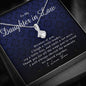 Petite Ribbon Necklace, To My Daughter In Law