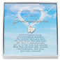 Engraved Heart Necklace, Memorial Gift For Loss of Grandson