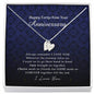 Initials Heart Necklace, Happy Forty Nine Year Anniversary