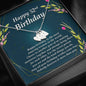 Initials Heart Necklace, Happy 52nd Birthday