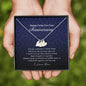 Initials Heart Necklace, Happy Forty Two Year Anniversary