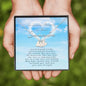 Engraved Heart Necklace, Memorial Gift For Loss of Cousin