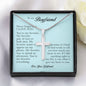 To My Boyfriend Cross Necklace