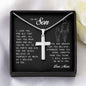To My Son, Cross Necklace