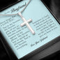To My Boyfriend Cross Necklace